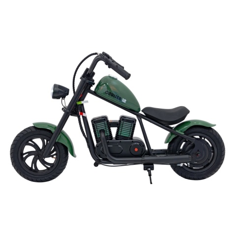 Motor CHOPPER Elektryczny Dla Dzieci HyperGoGo Cruiser 12 do 16km/h zielony