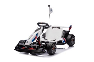 Pojazd Gokart BMW z Funkcją Driftu Biały
