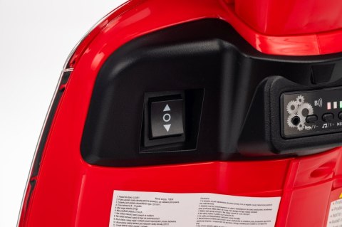 Pojazd Skuter Vespa ROMA Czerwony