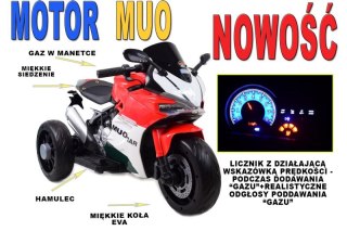 SUPER MOTOR ŚCIGACZ "MUO" - IMITACJA PRAWDZIWEGO LICZNIKA, REALISTYCZNE DŹWIĘKI/959-3