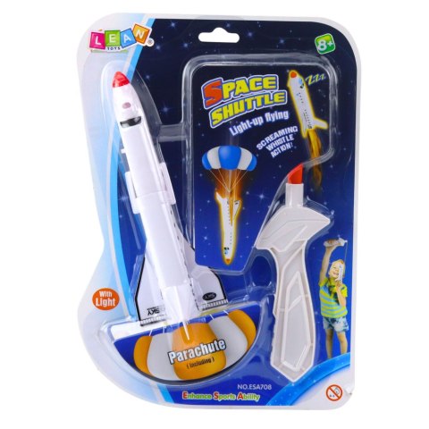 Statek Kosmiczny Ze Spadochronem Proca Światła Gra Sportowa Zręcznościowa