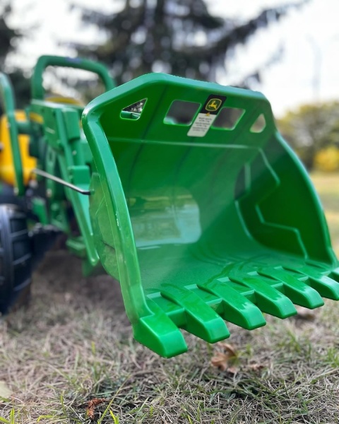 ZESTAW John DEERE koparka + przyczepka PEG-PEREGO 12V 2x165W