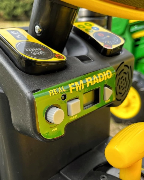 ZESTAW John DEERE koparka + przyczepka PEG-PEREGO 12V 2x165W