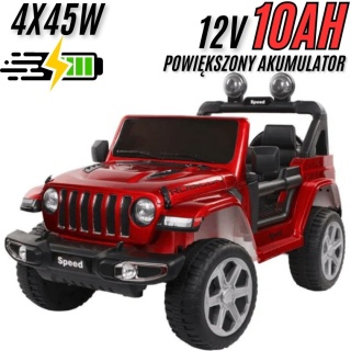 Autko JEEP Rubicon SUPERCAR FT-938 4X4 12V 10Ah
