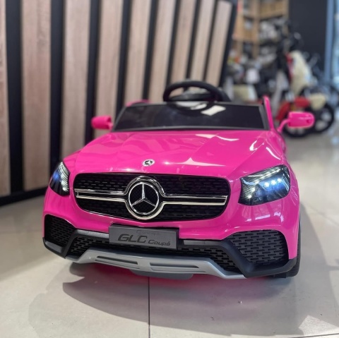 Auto na Akumulator Mercedes GLC COUPE 63S Różowy 4x45W + LITOWOJONOWY AKUMULATOR 12V 7,5Ah