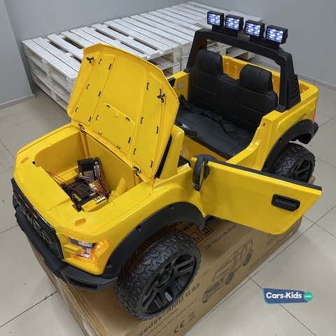 OUTLET! JEEP RAPTOR F150 4x4 AUTO NA AKUMULATOR 12Ah PILOT KOŁA EVA SKÓRA 4X4