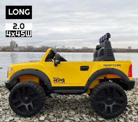 OUTLET! JEEP RAPTOR F150 4x4 AUTO NA AKUMULATOR 12Ah PILOT KOŁA EVA SKÓRA 4X4