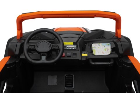 Autko na akumulator MEGA Buggy ATV Racing 4x4 POMARAŃCZOWY 24V 21Ah