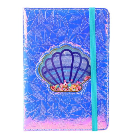 Zeszyt Notatnik W Linie Muszla Z Konfetti Holograficzny A5 70 Kartek