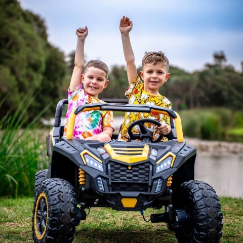 Autko na akumulator MEGA Buggy ATV Racing 4x4 ZLOTY 24V 16Ah