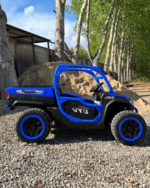Auto na akumulator Farmer Truck UTV Racing 24V 4x75W + KIPER Niebieski