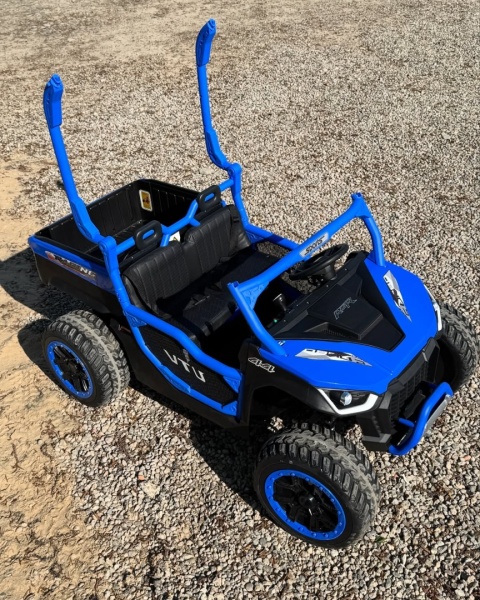 Auto na akumulator Farmer Truck UTV Racing 24V 4x75W + KIPER Niebieski