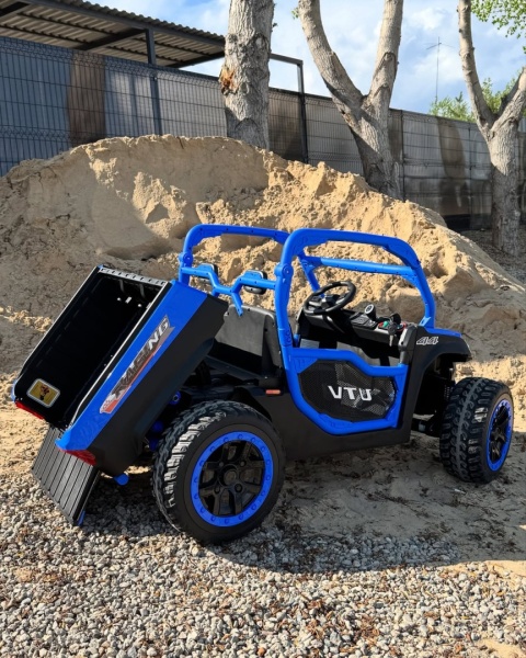 Auto na akumulator Farmer Truck UTV Racing 24V 4x75W + KIPER Niebieski