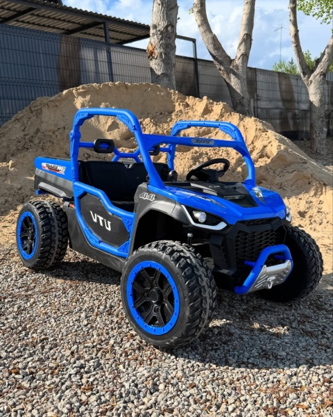 Auto na akumulator Farmer Truck UTV Racing 24V 4x75W + KIPER Niebieski