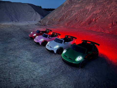 Auto na akumulator Porsche 911 GT3 24V 14Ah Biały + 4x200W MOCY + PILOT