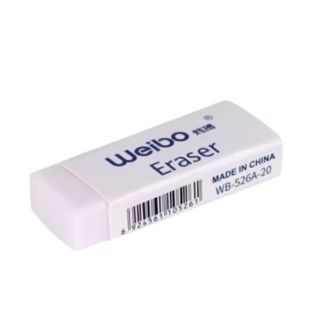 Gumka Do Mazania Biała Szkolna Biurowa WB-526A-40 3,5cm