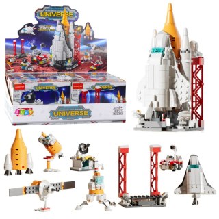 Klocki Konstrukcyjne Stacja Kosmiczna Rakieta Kolekcja 24-58 el. Mix