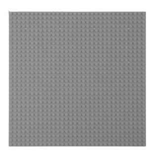 Płyta Plansza Konstrukcyjna Do Klocków Budowania Szara 40x40cm