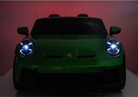 Auto na akumulator Porsche 911 GT3 24V 10Ah zielony lakierowany + 4x200W MOCY + PILOT