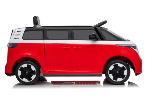 Auto na akumulator Volkswagen ID BUZZ 2x45W 12V + PILOT Czerwony