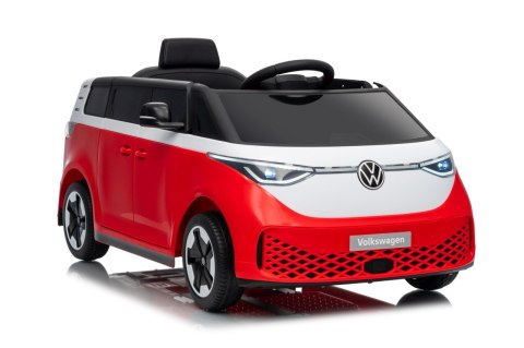 Auto na akumulator Volkswagen ID BUZZ 2x45W 12V + PILOT Czerwony