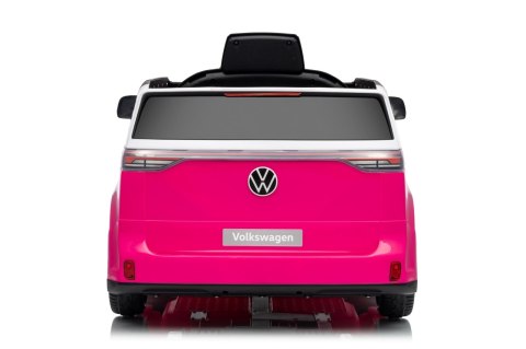 Auto na akumulator Volkswagen ID BUZZ 2x45W 12V + PILOT Różowy