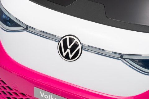 Auto na akumulator Volkswagen ID BUZZ 2x45W 12V + PILOT Różowy