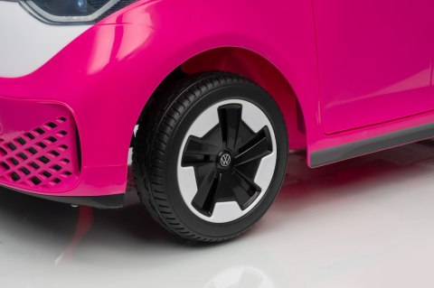 Auto na akumulator Volkswagen ID BUZZ 2x45W 12V + PILOT Różowy