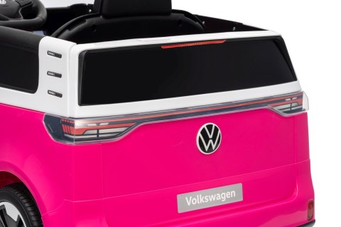 Auto na akumulator Volkswagen ID BUZZ 2x45W 12V + PILOT Różowy