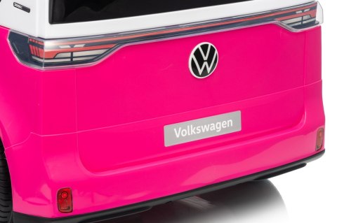 Auto na akumulator Volkswagen ID BUZZ 2x45W 12V + PILOT Różowy