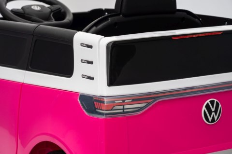 Auto na akumulator Volkswagen ID BUZZ 2x45W 12V + PILOT Różowy