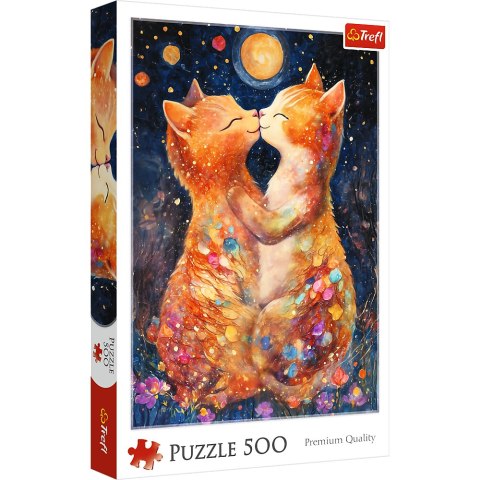 Puzzle - 500 - Pocałunek w Świetle księżyca Trefl 37546