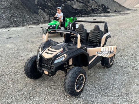 Autko na akumulator MEGA Buggy ATV Racing 4x4 KHAKI 24V 21Ah