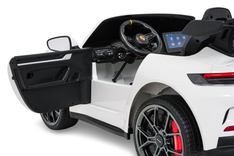 Auto na akumulator Porsche 911 GT3 560W 24V10AH STRONG + PANEL MP4 Biały