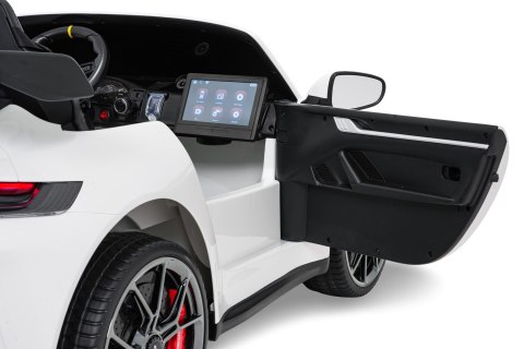 Auto na akumulator Porsche 911 GT3 560W 24V10AH STRONG + PANEL MP4 Biały