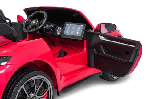 Auto na akumulator Porsche 911 GT3 560W 24V10AH STRONG + PANEL MP4 Czerwony