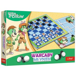 GRA - Warcaby i Młynek Rodzina Treflików Trefl 02658