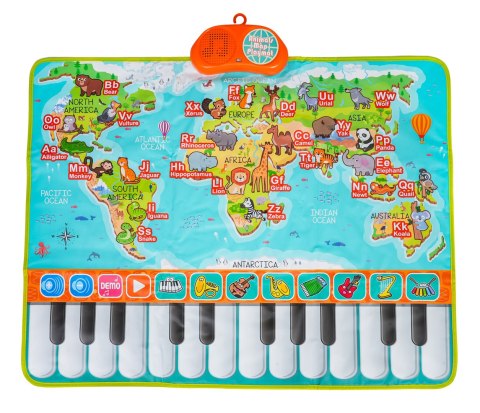 Mata Muzyczna Keyboard Świat Zwierząt