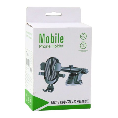 Mocny Uchwyt Samochodowy Na Szybę Kokpit Kratki Czarny