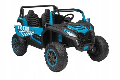 Autko na akumulator MEGA Buggy ATV Racing 4x4 Błękitny / Turkusowy 24V 14Ah