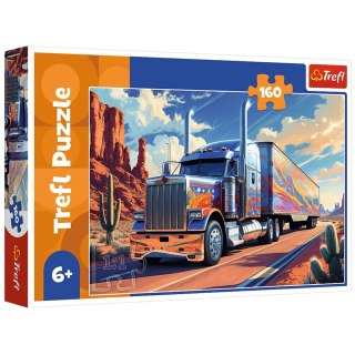 Puzzle 160 - Ciężarówka w trasie Trefl 15413