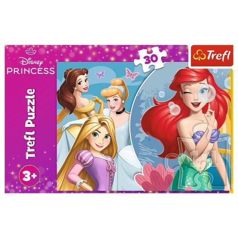 Puzzle - 30 - Piękny dzień księżniczek - Disney Princess Trefl 18308