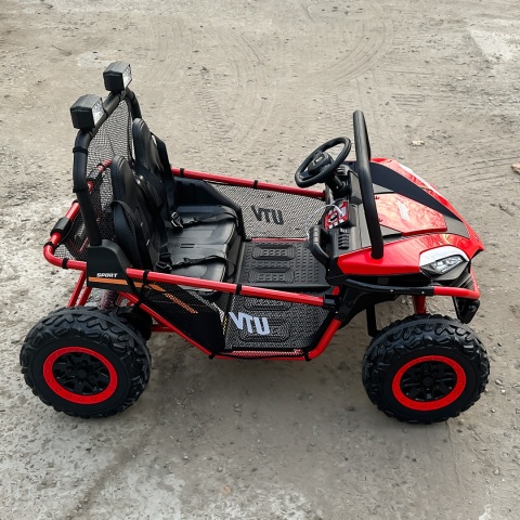 Auto na akumulator Buggy FASTER 24V 300W Czerwony