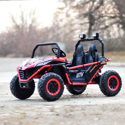 Auto na akumulator Buggy FASTER 24V 300W Czerwony