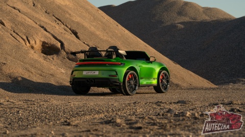Auto na akumulator Porsche 911 GT3 24V 10Ah zielony lakierowany + 4x200W MOCY + PILOT