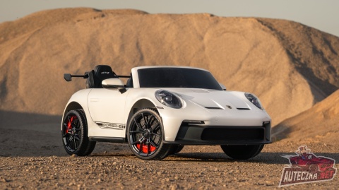 Auto na akumulator Porsche 911 GT3 24V 14Ah Biały + 4x200W MOCY + PILOT