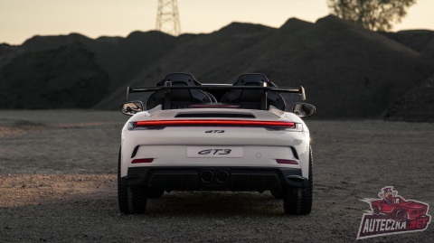 Auto na akumulator Porsche 911 GT3 24V 14Ah Biały + 4x200W MOCY + PILOT