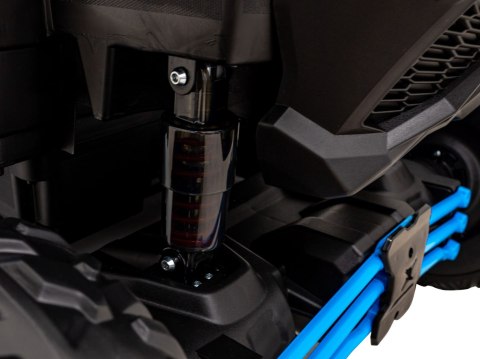 Buggy CAN-AM Maverick 3 PRO + PILOT + Pompowane KOŁA auto na akumulator Niebieski 2x320W 24V DK-CA001