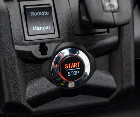 Buggy CAN-AM Maverick 3 PRO + PILOT + Pompowane KOŁA auto na akumulator Niebieski 2x320W 24V DK-CA001