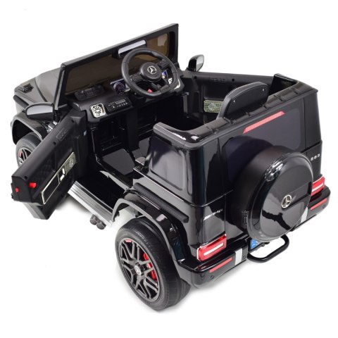 DUŻY TRAKTOR NA AKUMULATOR BLAST 4x4 Z KABINĄ PILOTEM PRZYCZEPKĄ